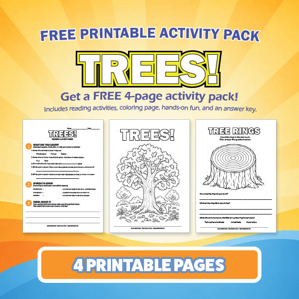 Free Trees Printable Activity Pack for Kids