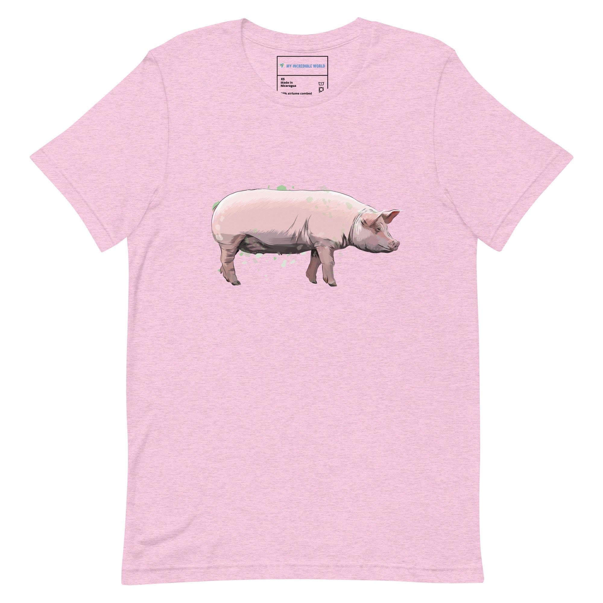 pink pig t shirt