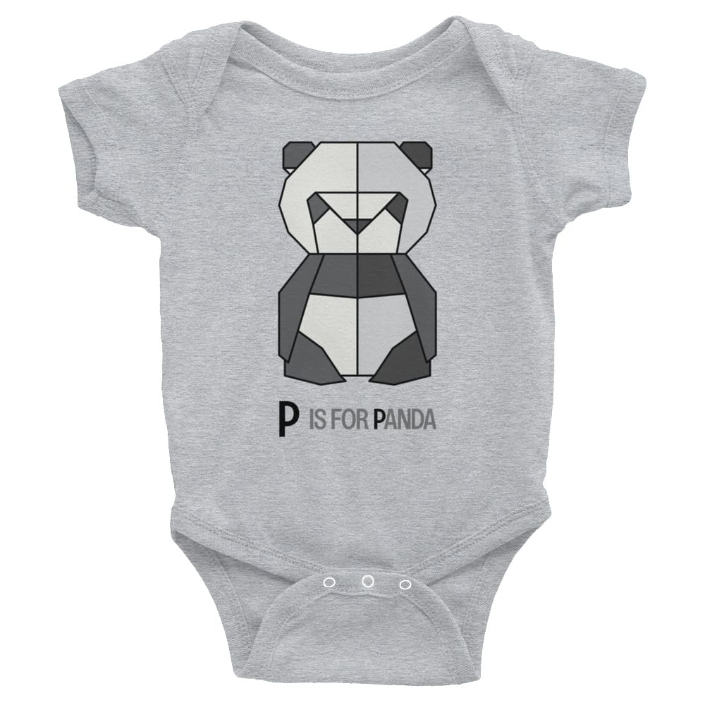 Little Panda Bodysuit, Cute Bear Bodysuit, Panda Bear Baby Shirt