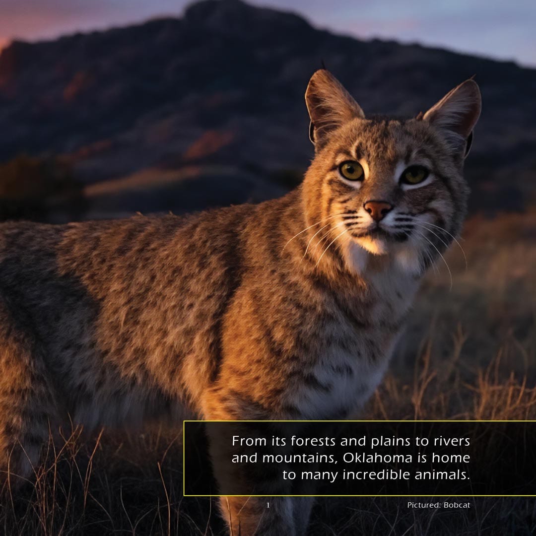 Animals of Oklahoma! A My Incredible World Picture Book for Children