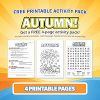 Free Autumn Printable Activity Pack for Kids