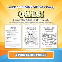 Free Owls Printable Activity Pack for Kids