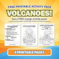 Free Volcanoes Printable Activity Kit for Kids