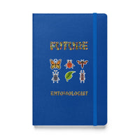 "Future Entomologist" Bugs & Insects Hardcover Notebook/Journal Blue