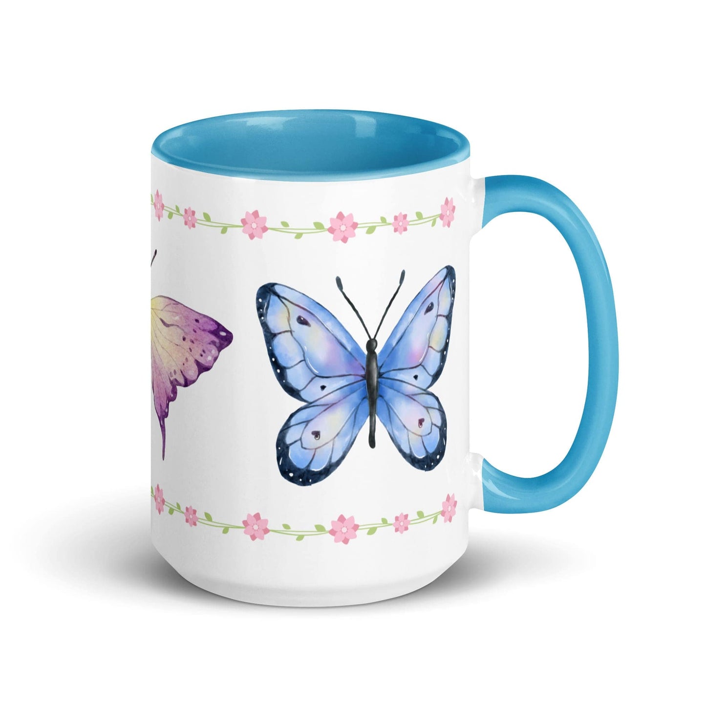 Watercolor Butterflies Coffee Mug