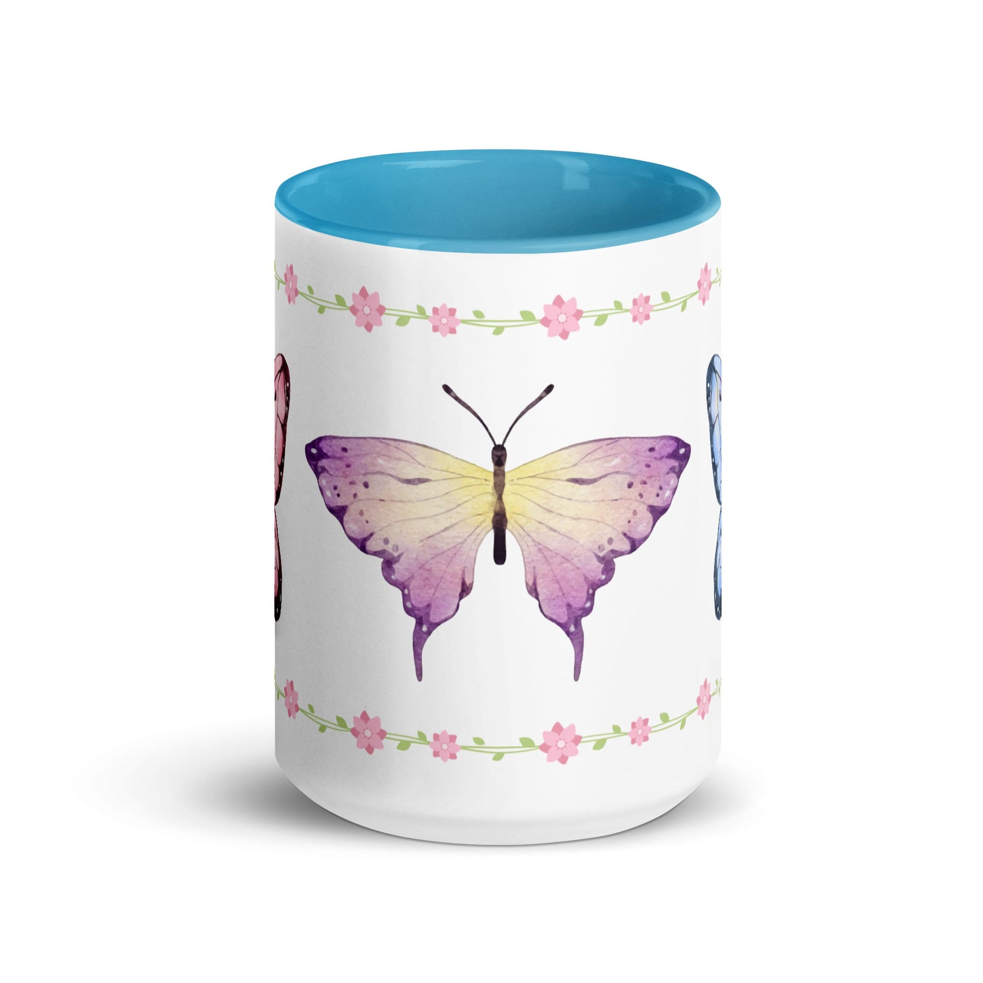 Watercolor Butterflies Coffee Mug