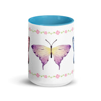 Watercolor Butterflies Coffee Mug