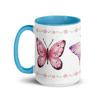 Watercolor Butterflies Coffee Mug