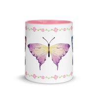 Watercolor Butterflies Coffee Mug