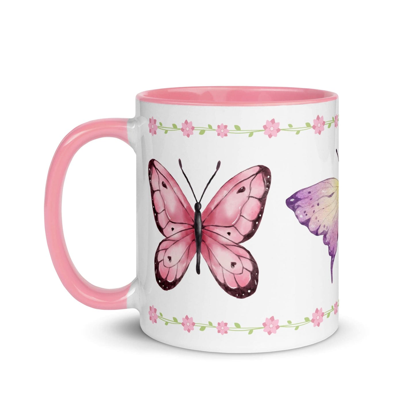 Watercolor Butterflies Coffee Mug