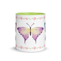 Watercolor Butterflies Coffee Mug