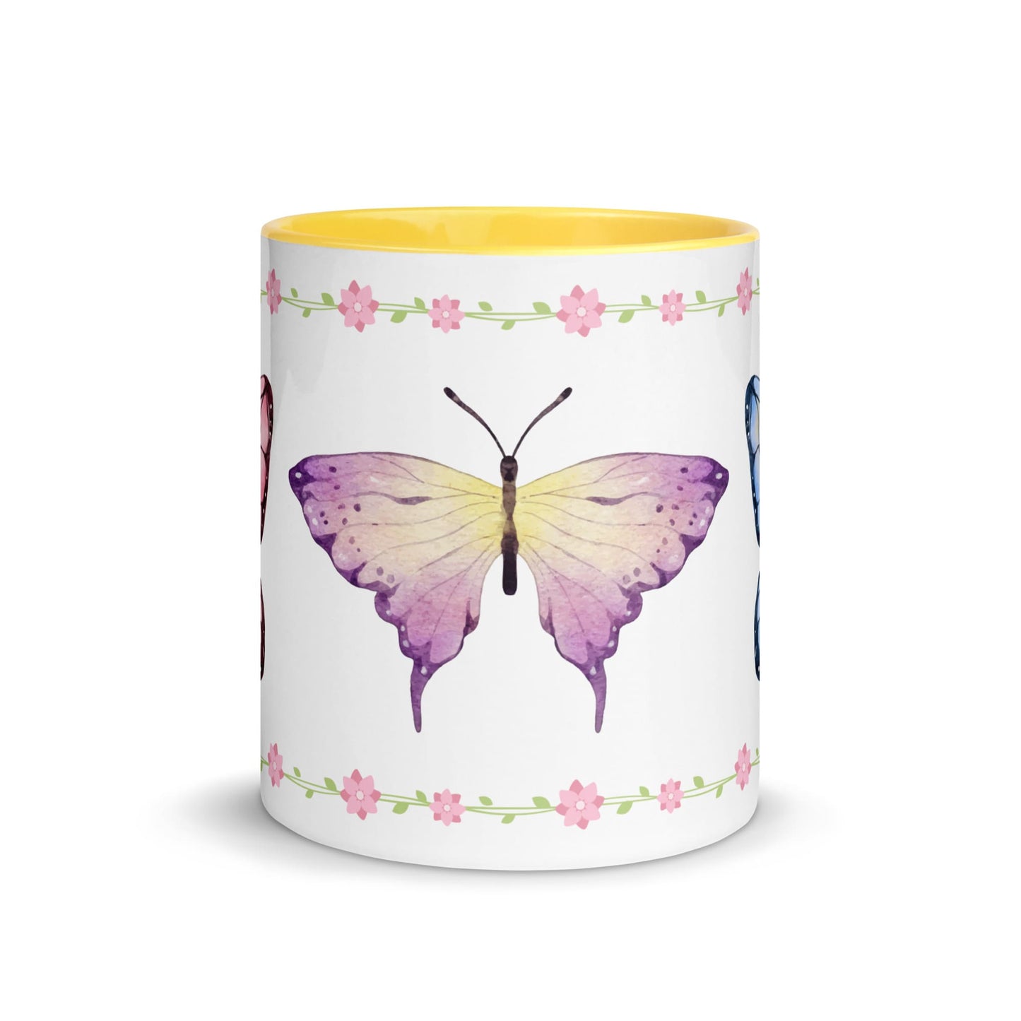 Watercolor Butterflies Coffee Mug