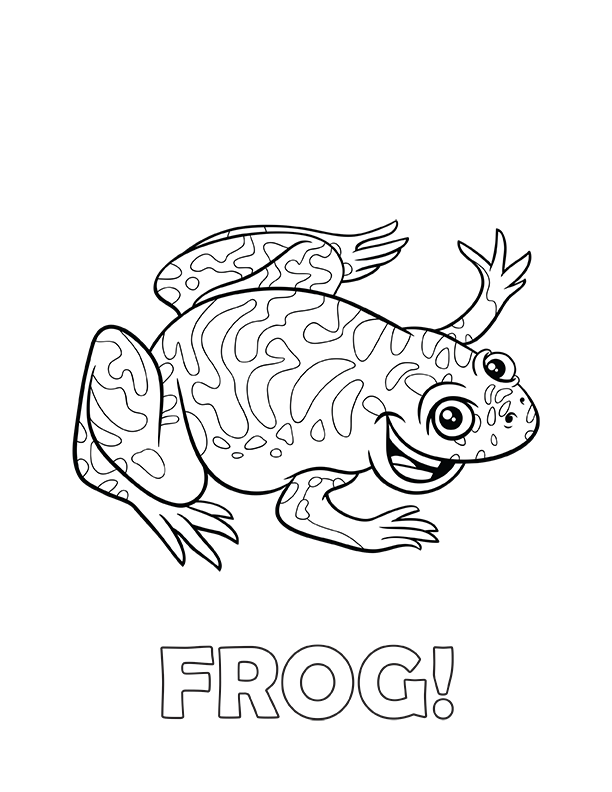 'Cute Animals' Coloring Book for Kids, Toddlers, and Preschoolers