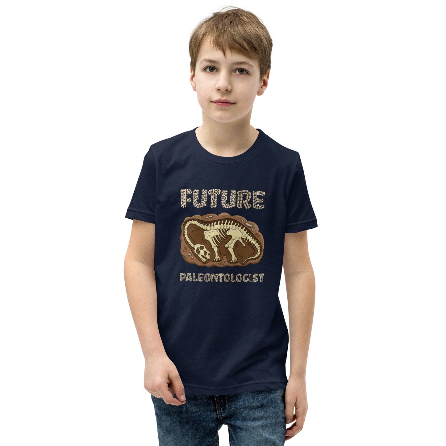 "Future Paleontologist" Dinosaur Bones T-Shirt for Kids (Youth/Kids)