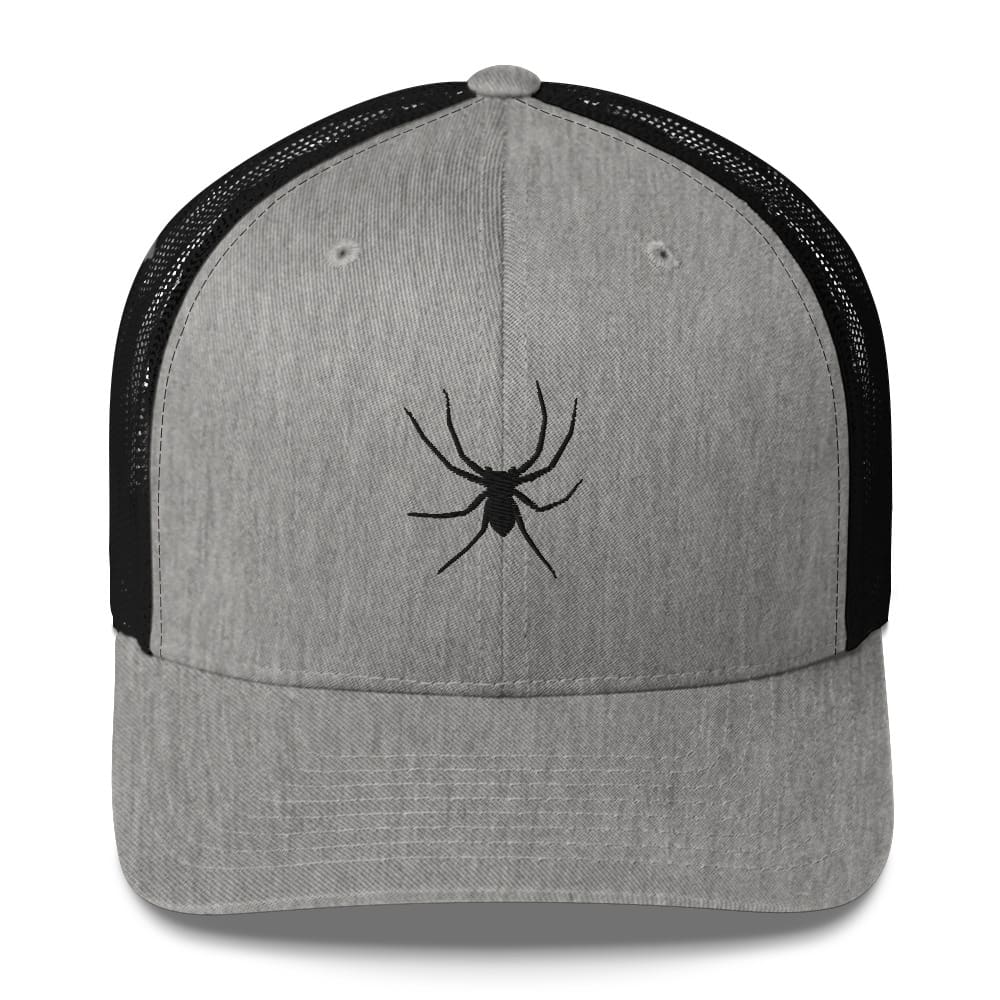 Spooky Spider Trucker Cap Heather/ Black