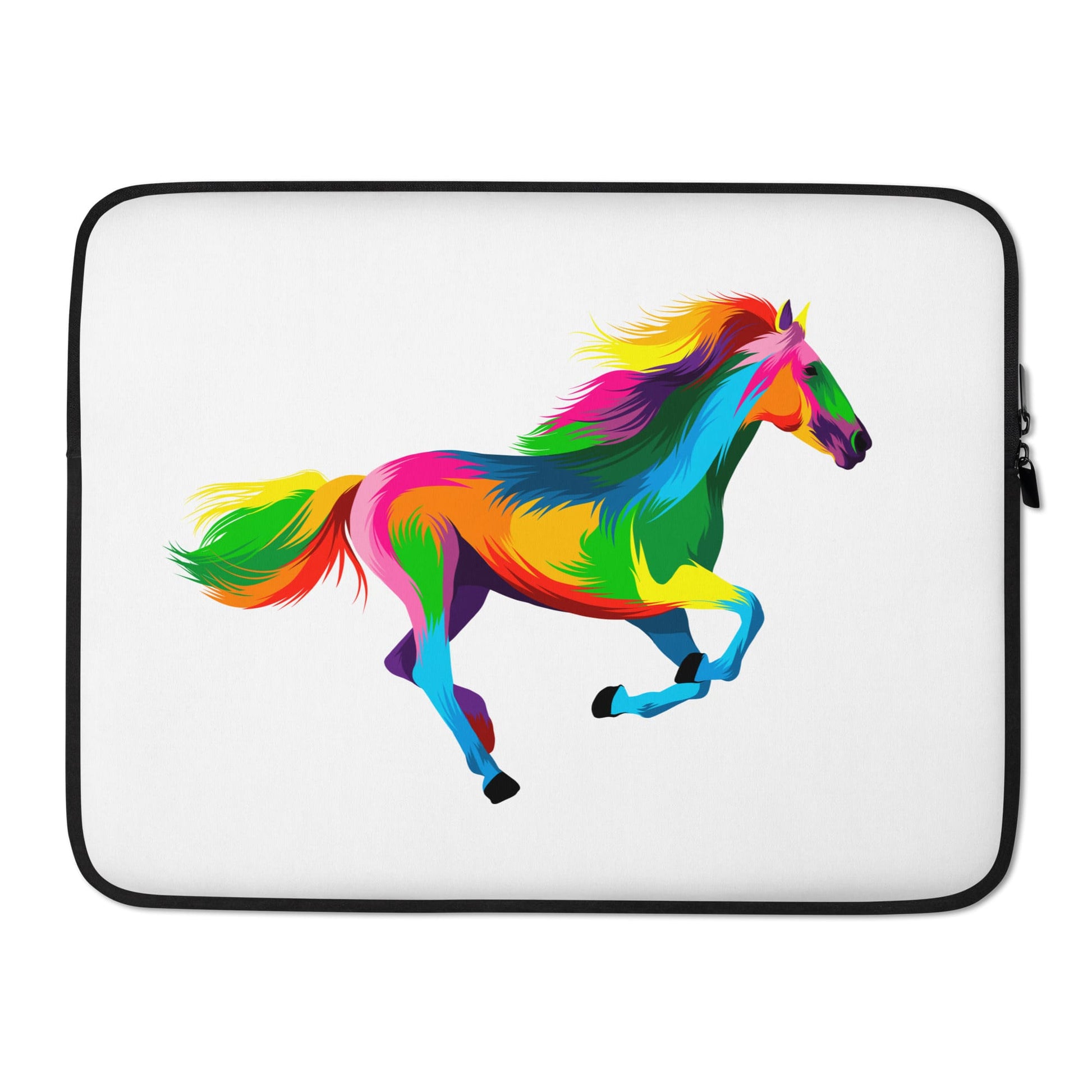 "Rainbow Horse" Laptop Sleeve/Case (The Rainbow Collection) 15 in