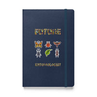 "Future Entomologist" Bugs & Insects Hardcover Notebook/Journal Navy