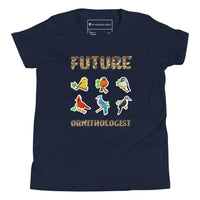 "Future Ornithologist" Bird Lovers T-Shirt For Kids (Youth/Kids) Navy / S