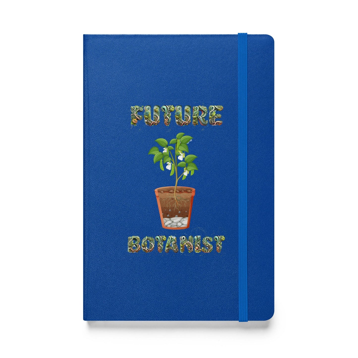 "Future Botanist" Plant Scientist Hardcover Notebook/Journal Blue