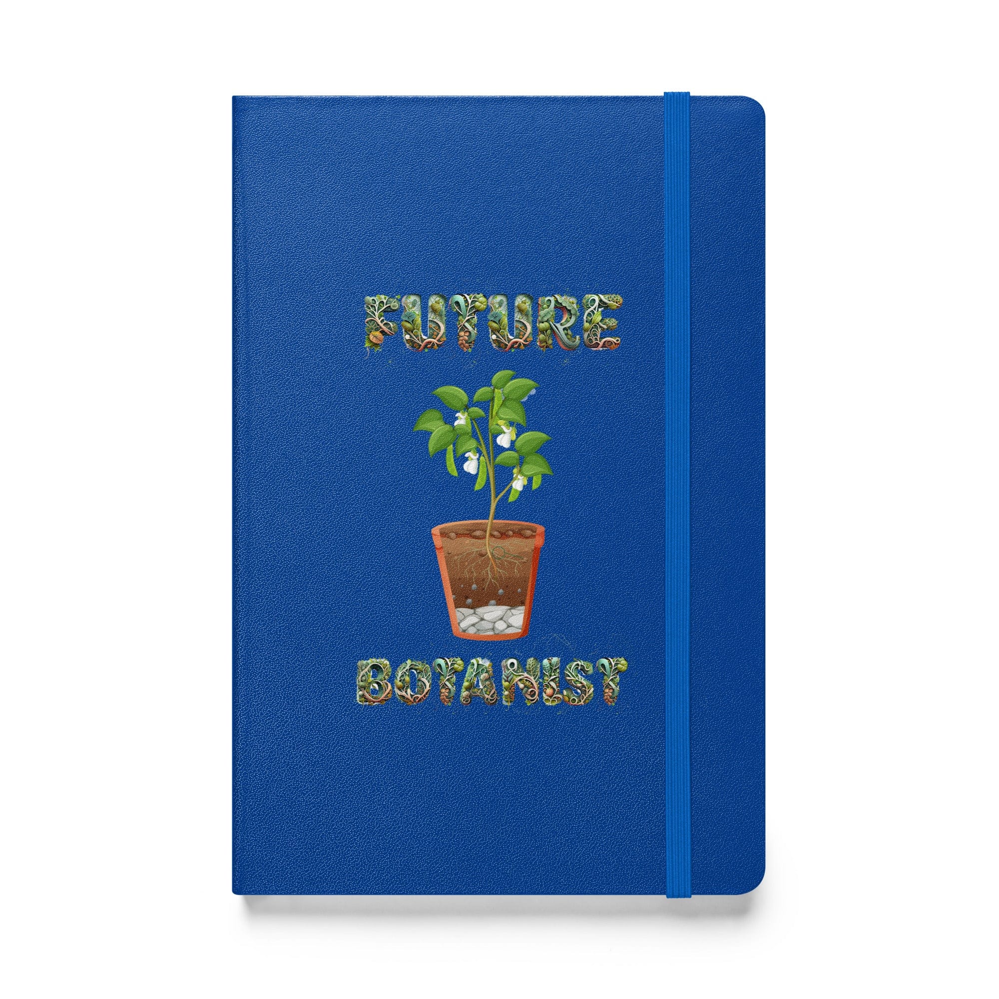 "Future Botanist" Plant Scientist Hardcover Notebook/Journal Blue