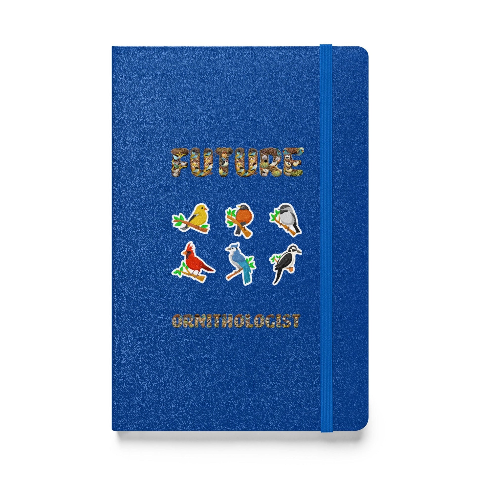 "Future Ornithologist" Bird Lovers Hardcover Notebook/Journal Blue