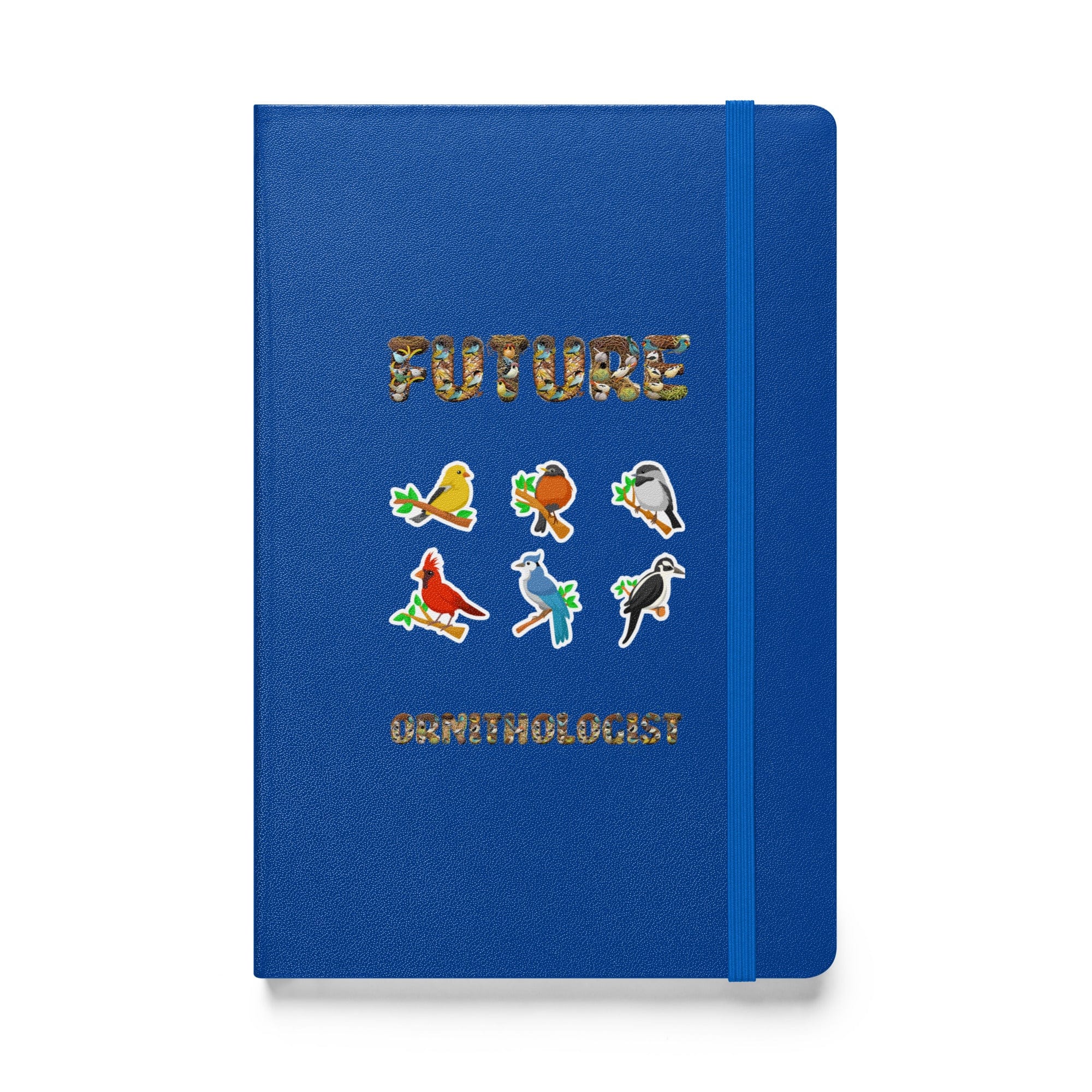 "Future Ornithologist" Bird Lovers Hardcover Notebook/Journal Blue