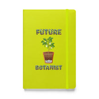 "Future Botanist" Plant Scientist Hardcover Notebook/Journal Lime