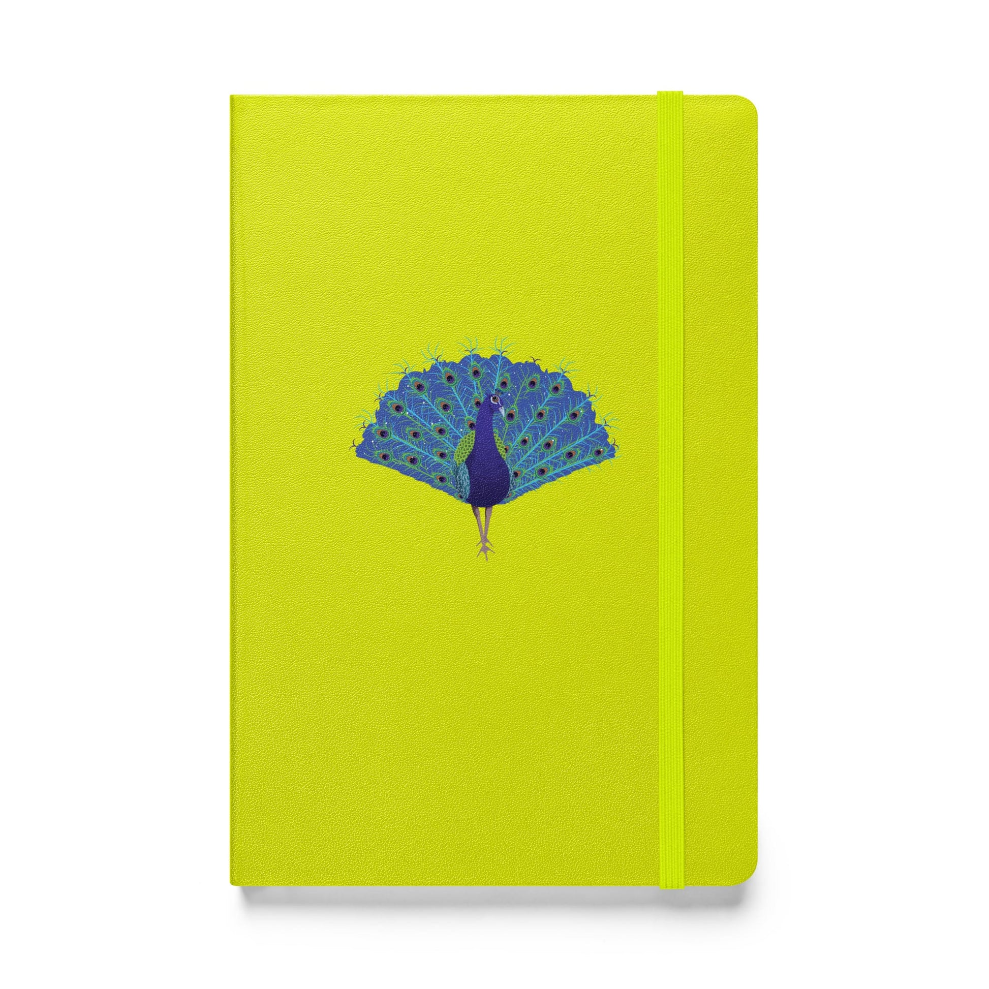 "Strut Your Stuff" Peacock Journal / Notebook Lime