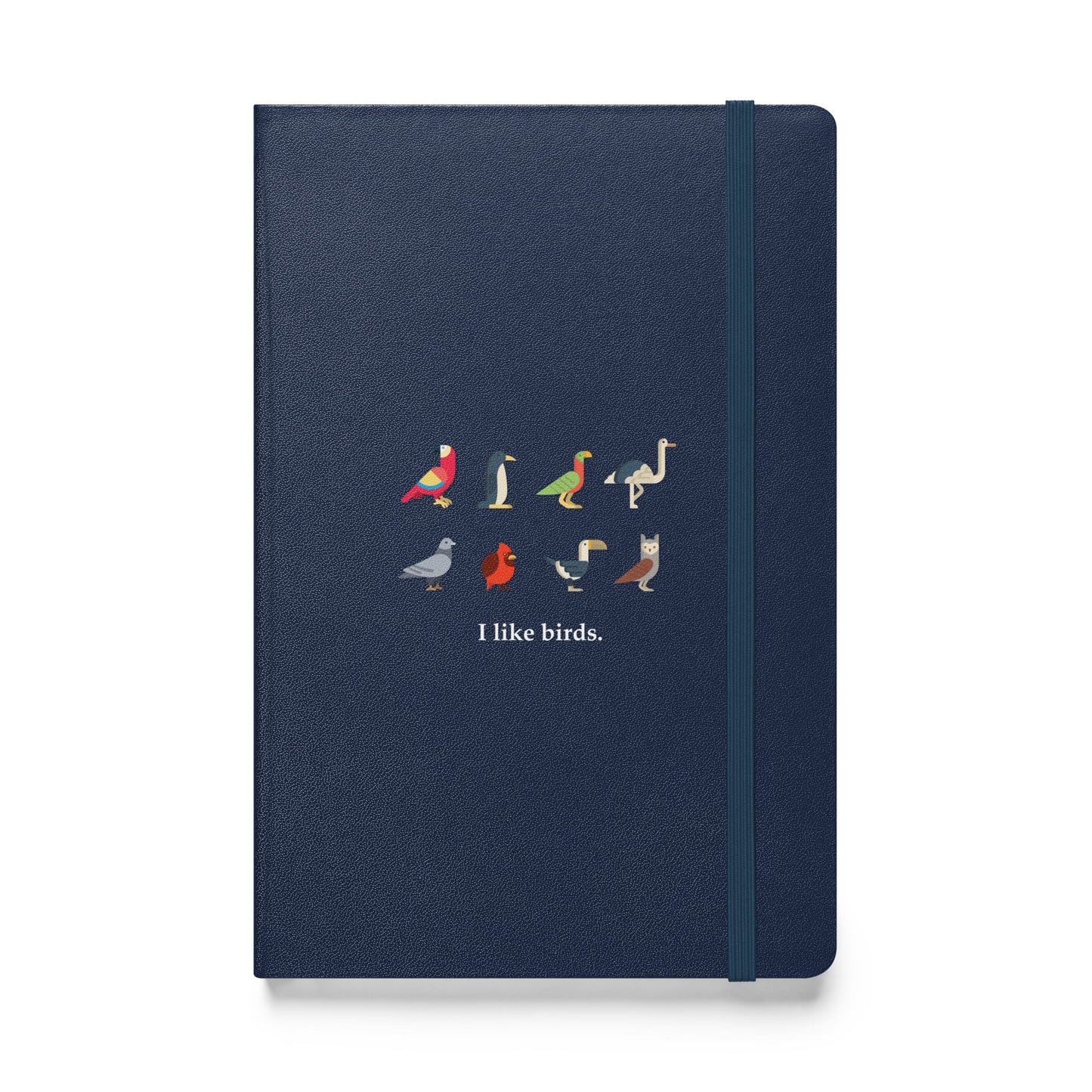 "I Like Birds" Bird Journal / Notebook Navy