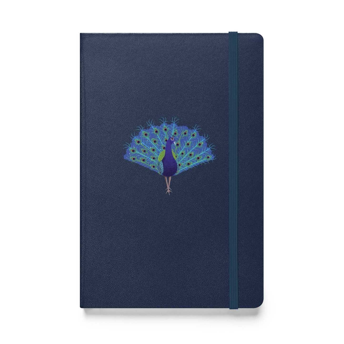 "Strut Your Stuff" Peacock Journal / Notebook Navy