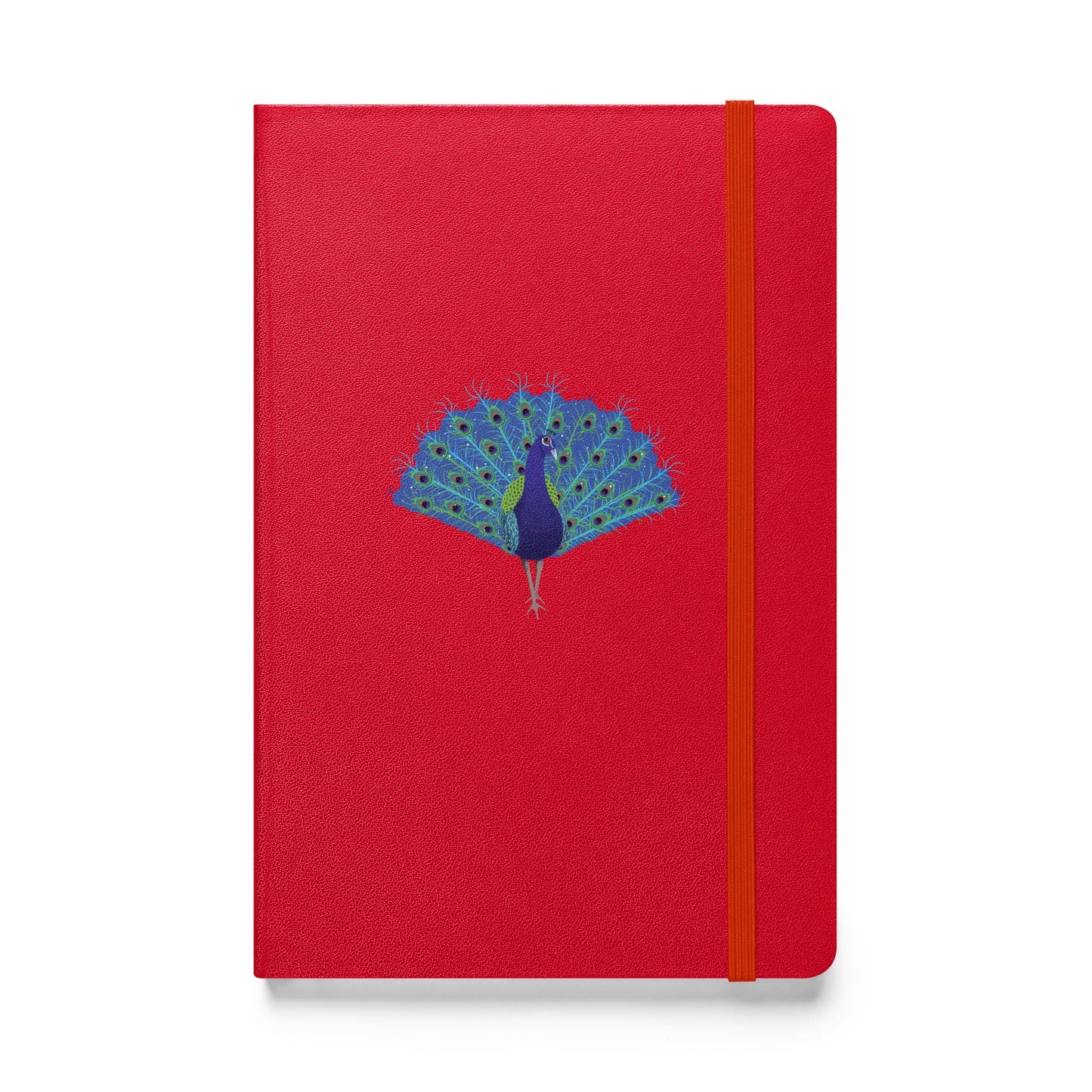 "Strut Your Stuff" Peacock Journal / Notebook Red