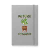 "Future Botanist" Plant Scientist Hardcover Notebook/Journal Silver