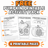 Free Pumpkins Printable Activity Pack for Kids