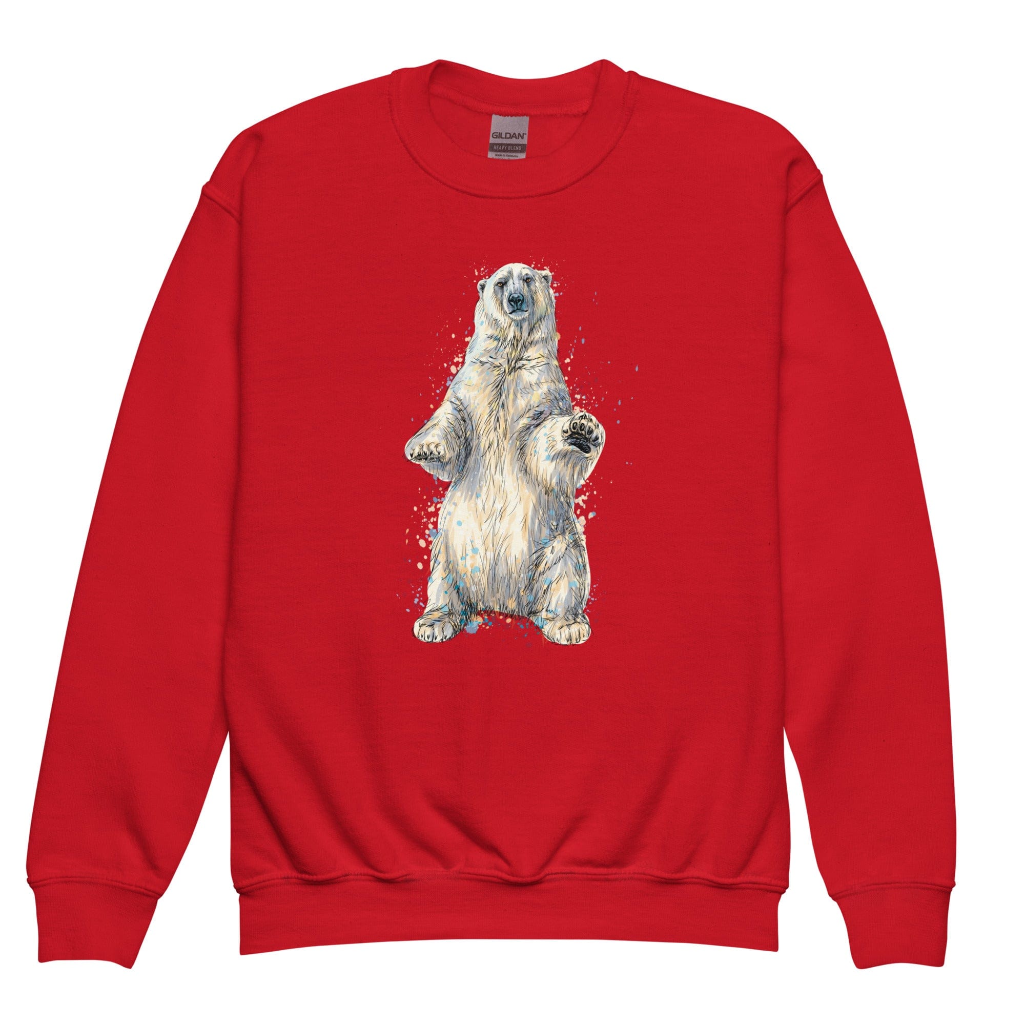 Watercolor Polar Bear Polar Bear Sweatshirt Youth Kids My Incredible World