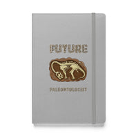 "Future Paleontologist" Dinosaur Hardcover Notebook/Journal Silver