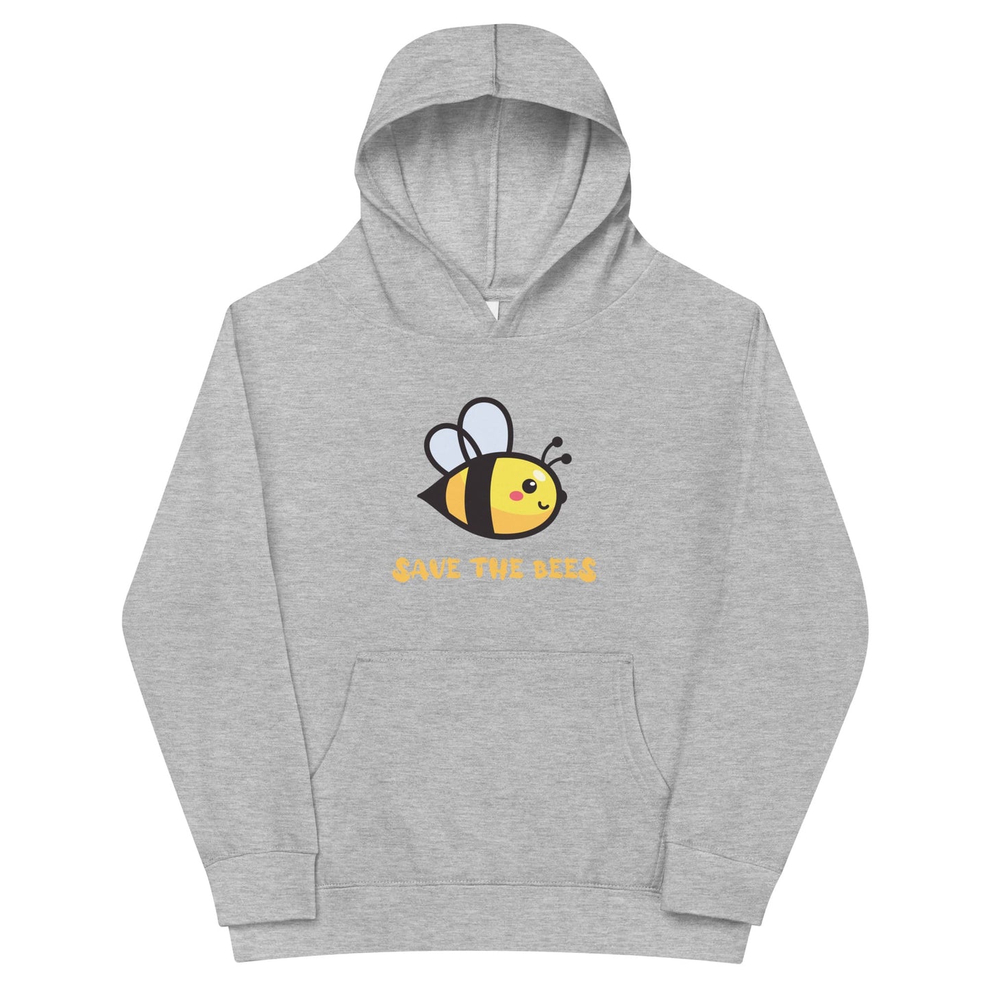 "Save the Bees" Youth Fleece Hoodie S / Athletic Heather