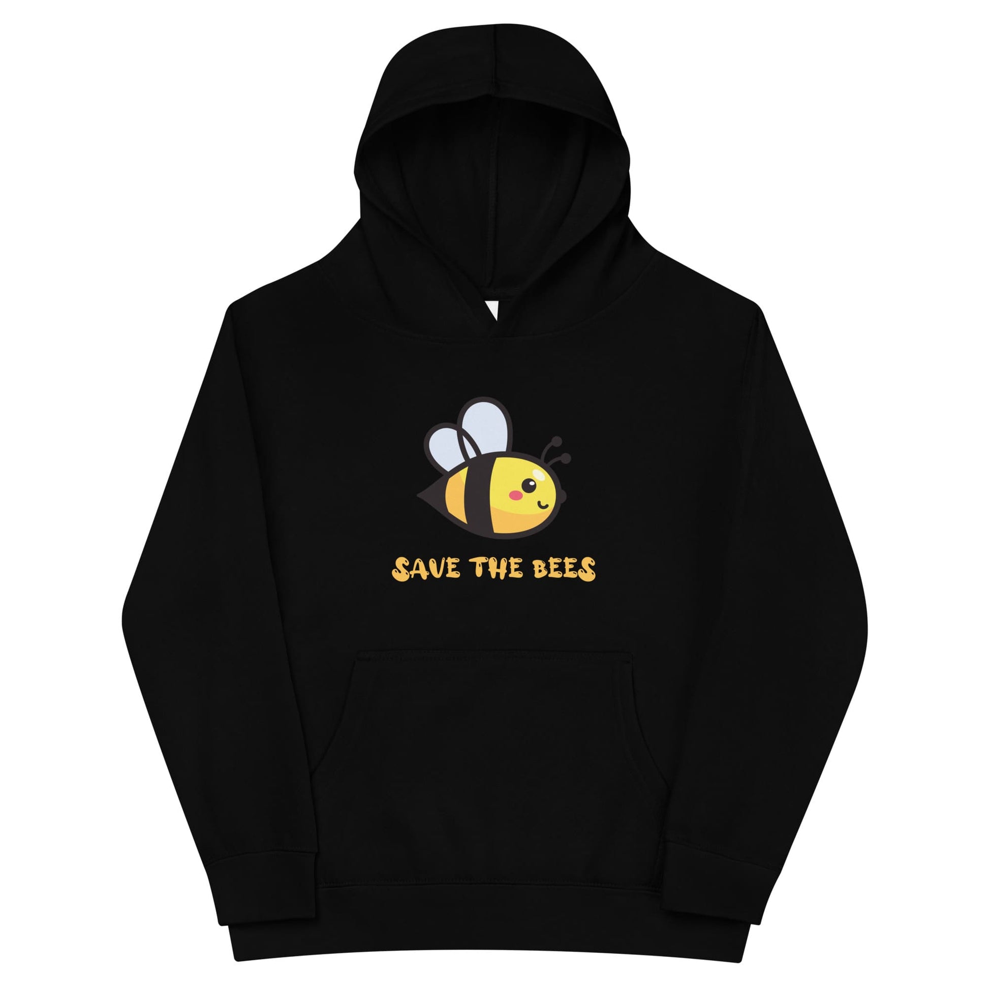 "Save the Bees" Youth Fleece Hoodie S / Black