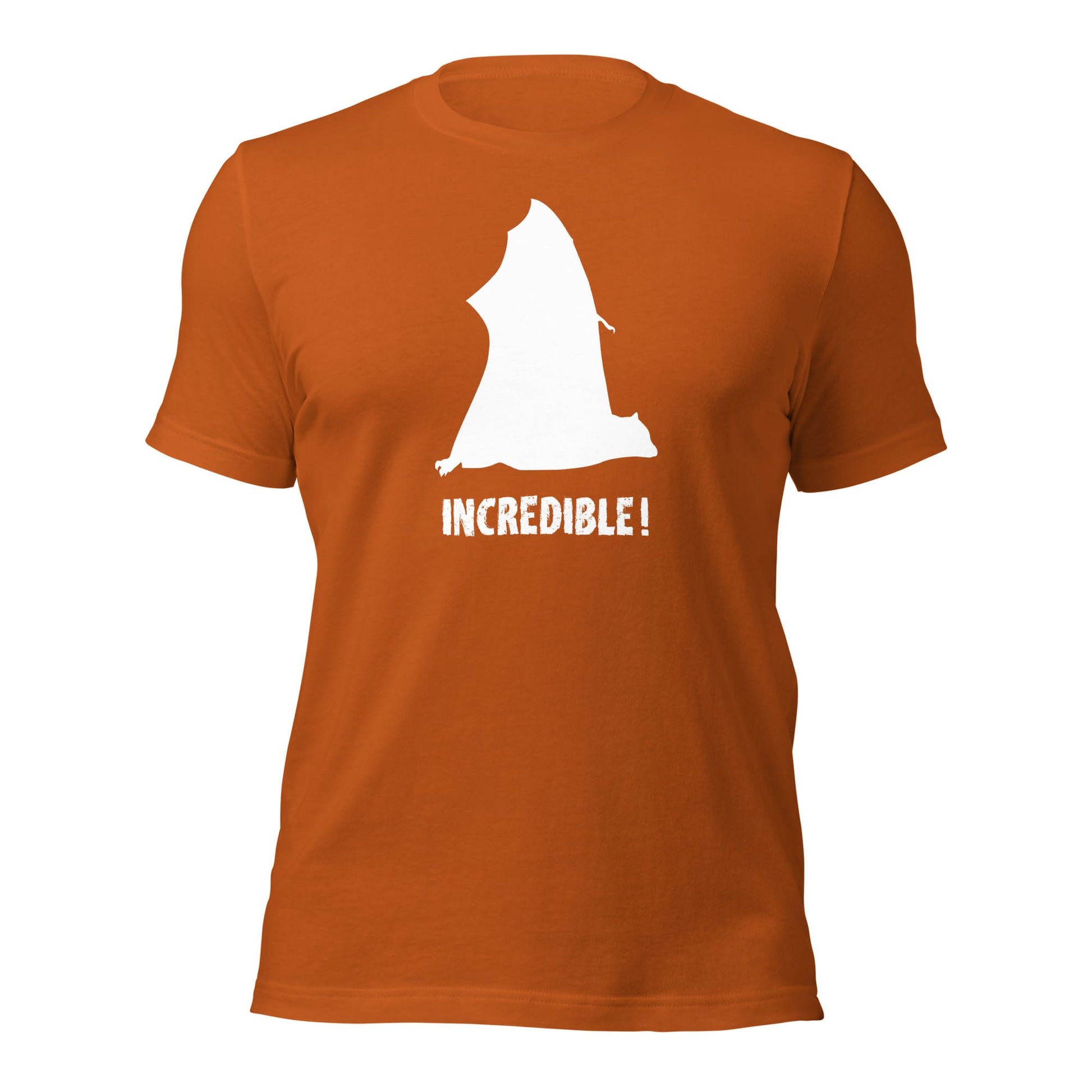 "Bats Are Incredible" Bat T-Shirt - White Print (Adult Unisex)