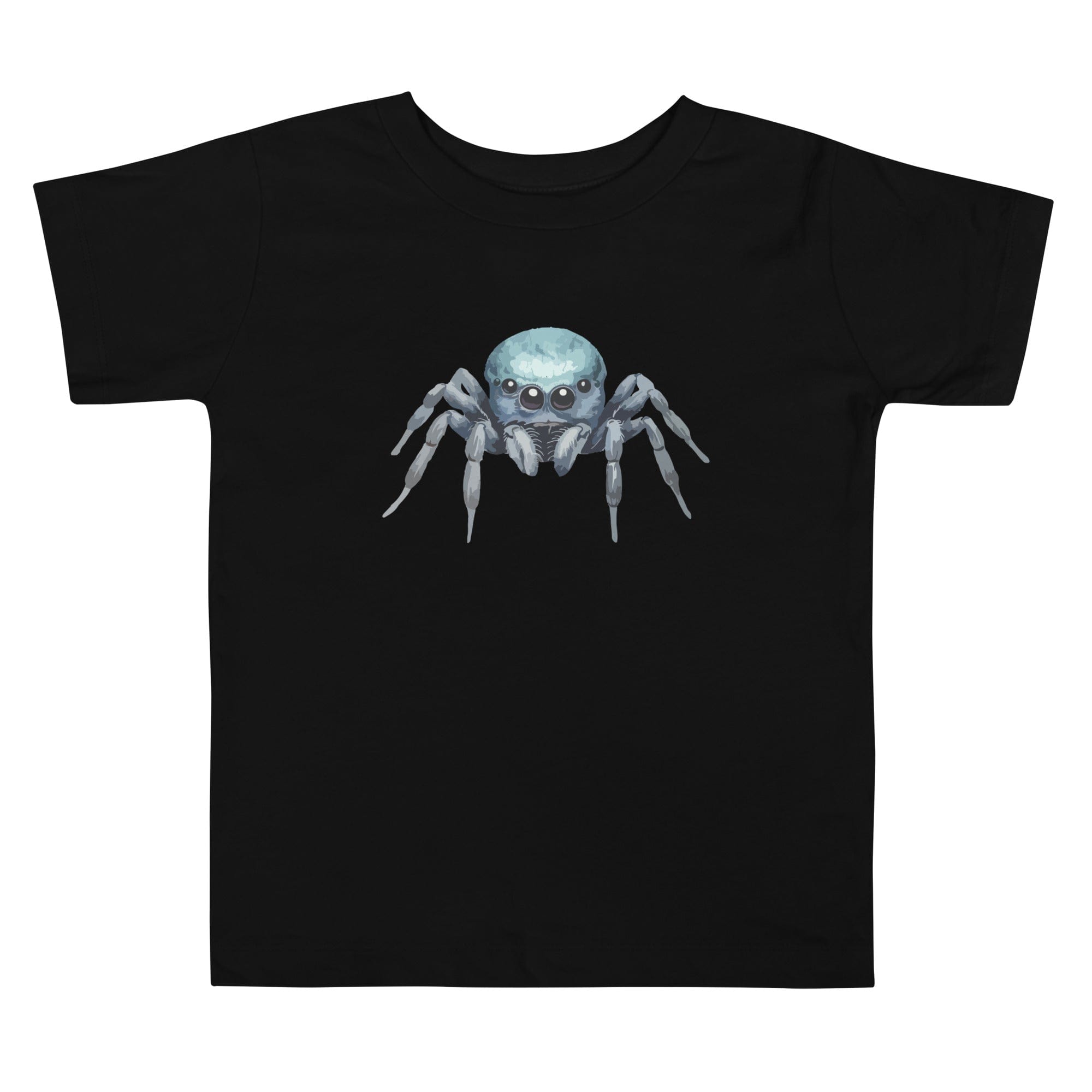 "Watercolor Spider" Cute Spider T-Shirt (Youth/Kids) Black / 2T