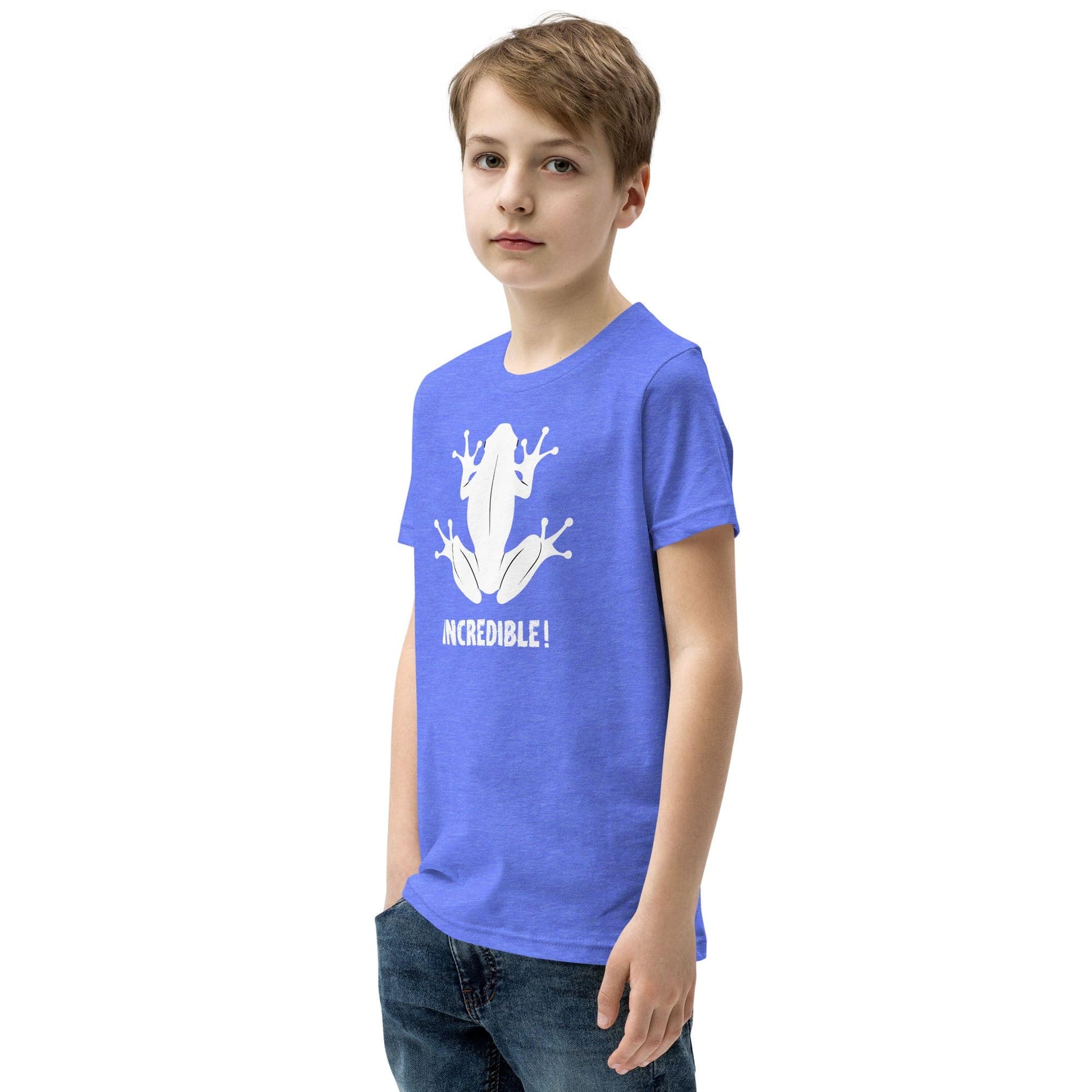 "Frogs Are Incredible" Frog T-Shirt for Youth/Kids (White Print)