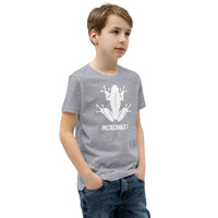 "Frogs Are Incredible" Frog T-Shirt for Youth/Kids (White Print)