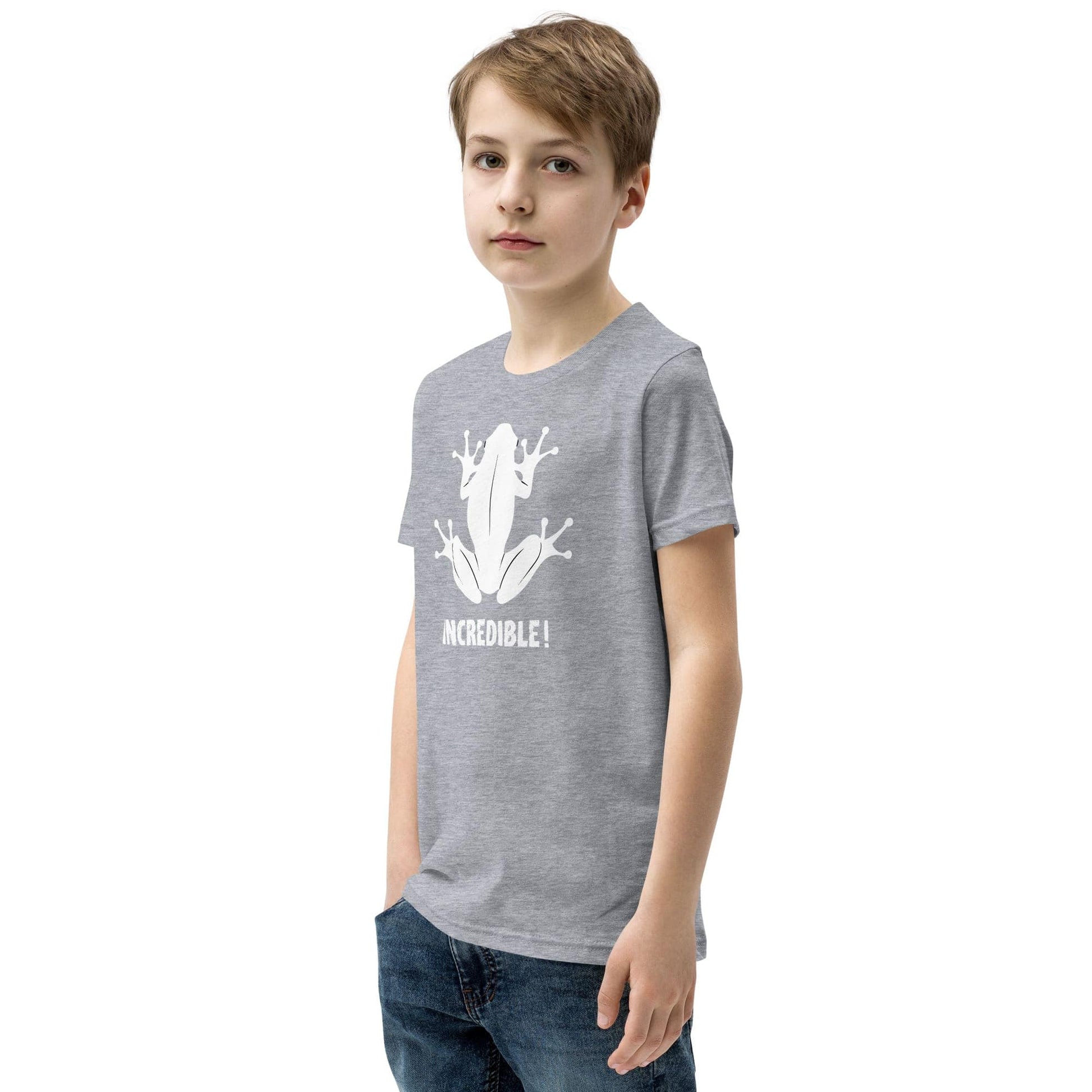 "Frogs Are Incredible" Frog T-Shirt for Youth/Kids (White Print)