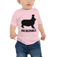 "Hippos are Incredible" T-Shirt - Black Print (Baby)