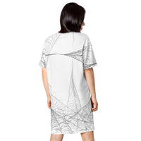 Minimalist Spiderweb T-Shirt Dress