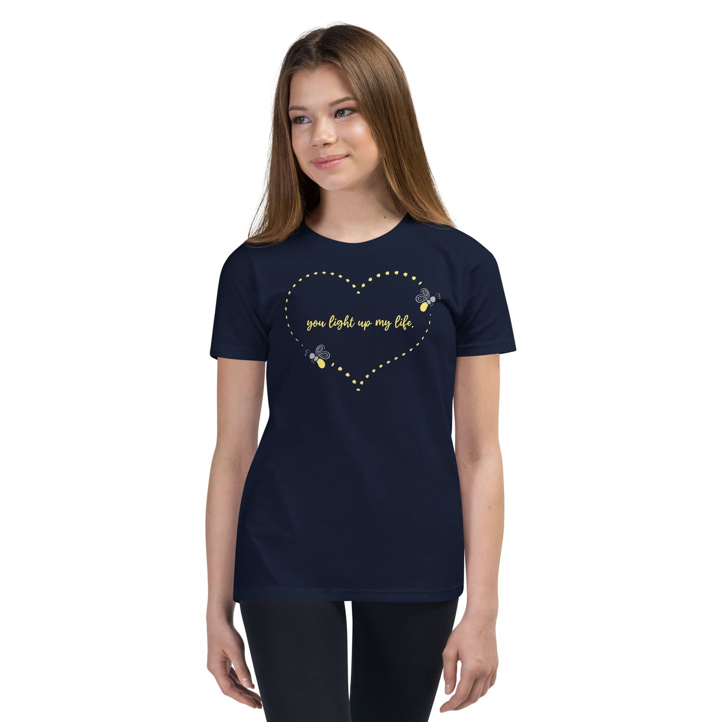 "You Light Up My Life" Firefly T-Shirt for Kids/Youth Navy / S