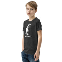 "Penguins Are Incredible" Penguin T-Shirt for Kids/Youth (White Print)