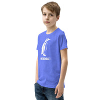 "Penguins Are Incredible" Penguin T-Shirt for Kids/Youth (White Print)