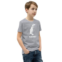 "Penguins Are Incredible" Penguin T-Shirt for Kids/Youth (White Print)