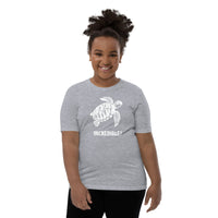 "Sea Turtles Are Incredible" Sea Turtle T-Shirt for Youth/Kids (White Print)