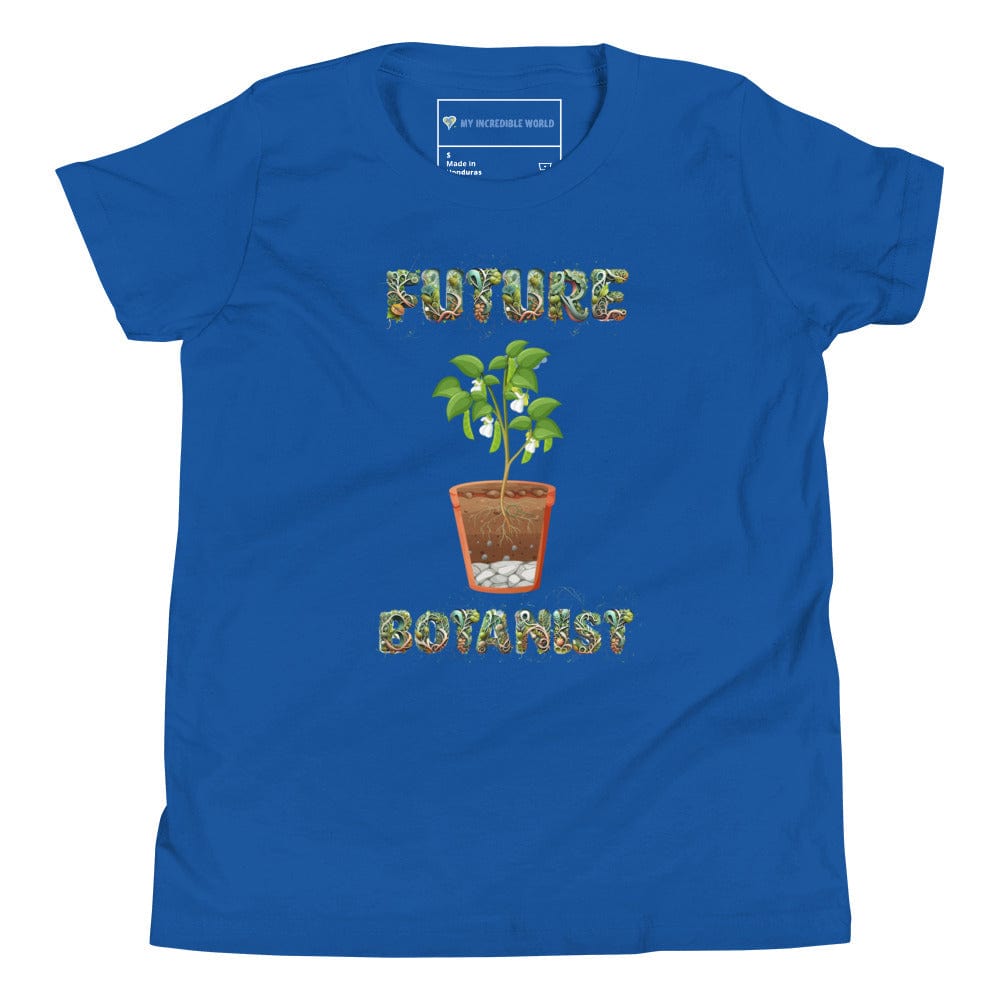 "Future Botanist" Plant Science T-Shirt for Kids (Youth/Kids) True Royal / S